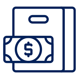 Ícone de O autor e a editora recebem pela venda