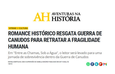Matéria Aventuras na História – 12/2022