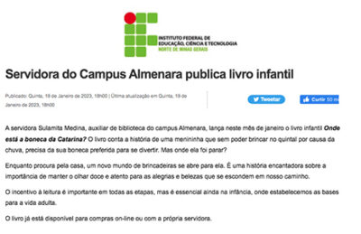 Matéria Portal IFMG – 01/2023