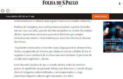 Matéria Folha de São Paulo – 06/2023