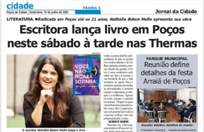Matéria Jornal Cidade Poços – 06/2023