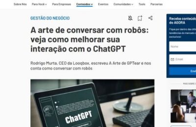 Matéria sobre livro de Rodrigo Murta 