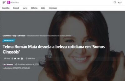 Matéria com entrevista sobre o livro 