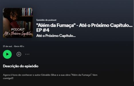 Podcast - episódio sobre "Além da fumaça", de Edvaldo Silva