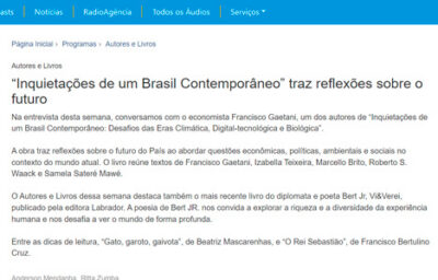 Matéria sobre o autor Bert Jr.