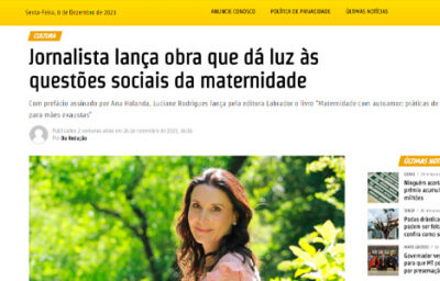 Matéria sobre livro 