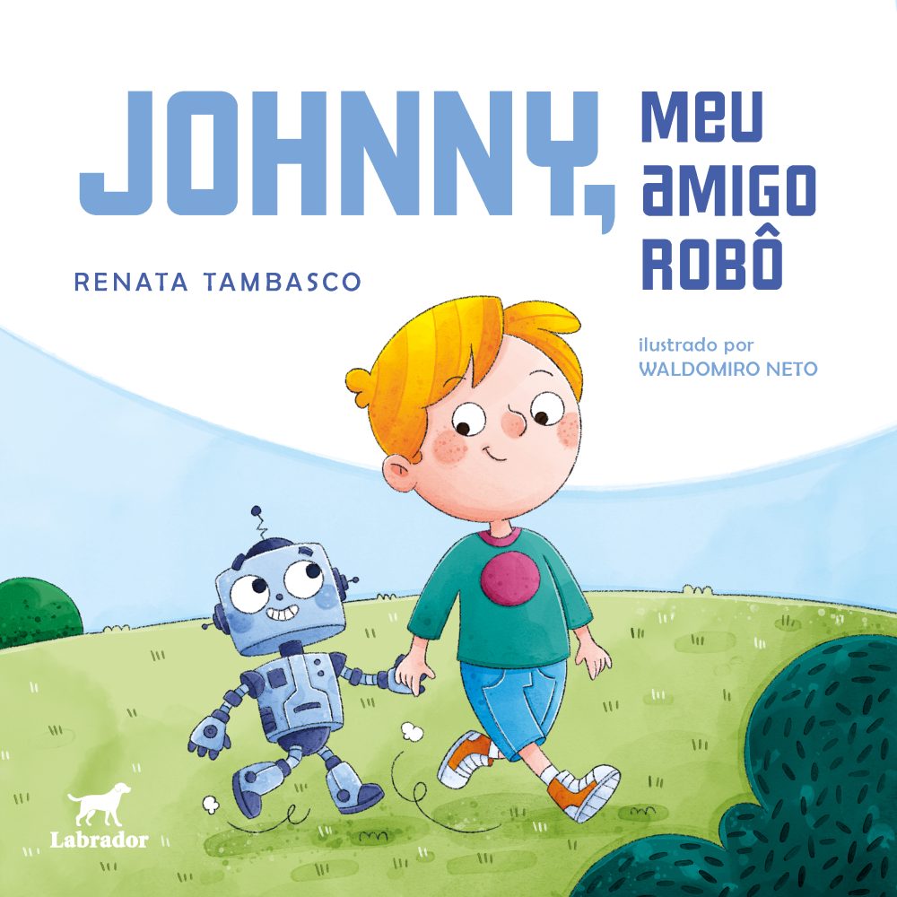 Capa do livro "Johnny, meu amigo robô"