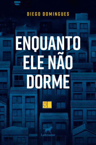 Capa do livro "Enquanto ele não dorme"