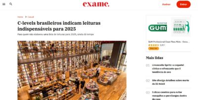 Carolyn Taylor na Exame.