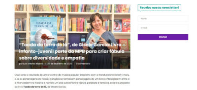 Gisele Garcia no Jornal Nota.