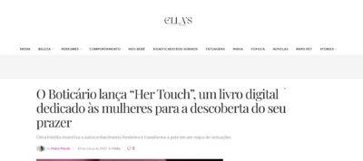 Her Touch no Ella's Magazine.