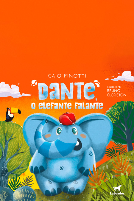 Capa do livro Dante, o elefante falante