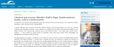 Edgard Zanette na Rádio Senado