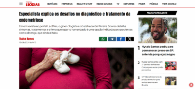 Jardel Pereira Soares no Portal LeoDias