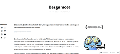 Taís Fagundes no Literatura RS