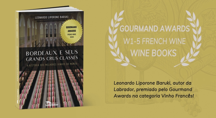 Imagem do post Autor da Labrador vence prêmio internacional com livro sobre vinhos