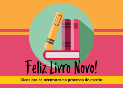 Post Feliz Livro Novo!