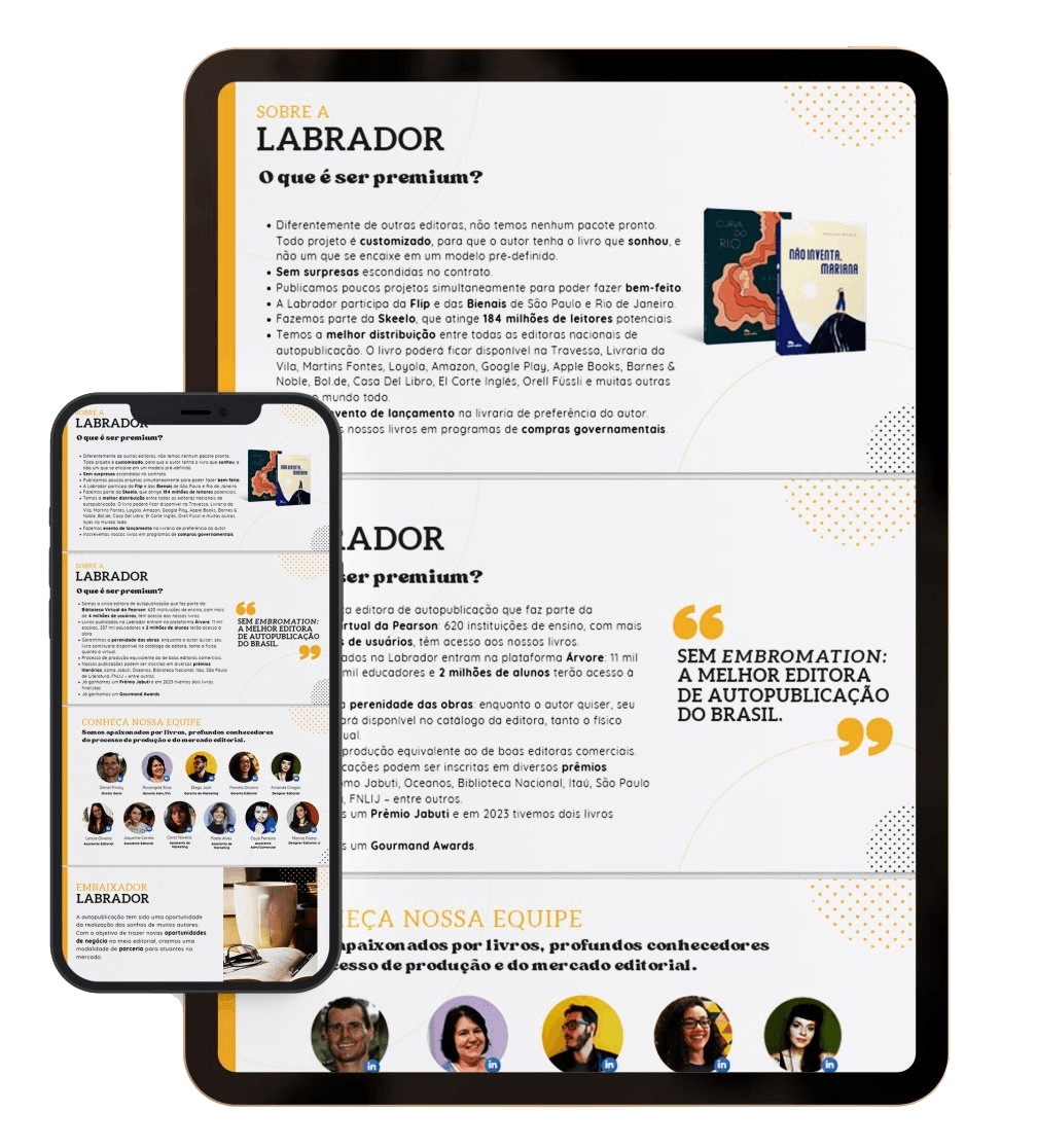 Material do Seja um Embaixador