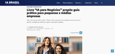 Matéria IA Brasil Notícias – 10/2025