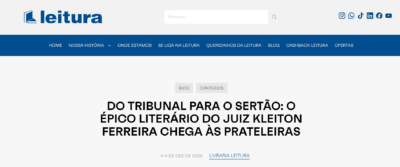 Matéria Se Liga Na Leitura – 12/2025