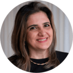 Foto da autora Matilde Spina Borlenghi